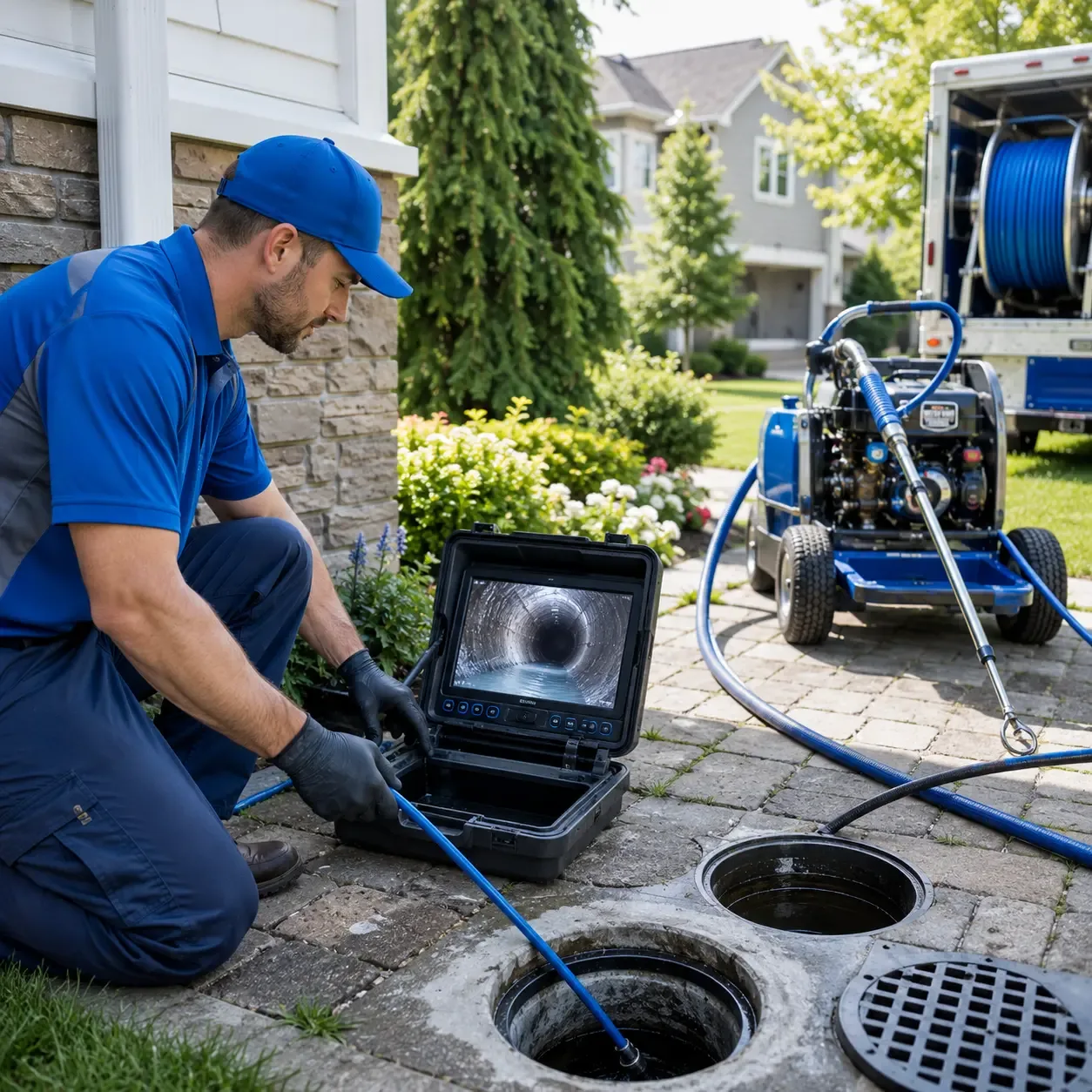 Outdoor drain cleaning professionals serving Upson, WI